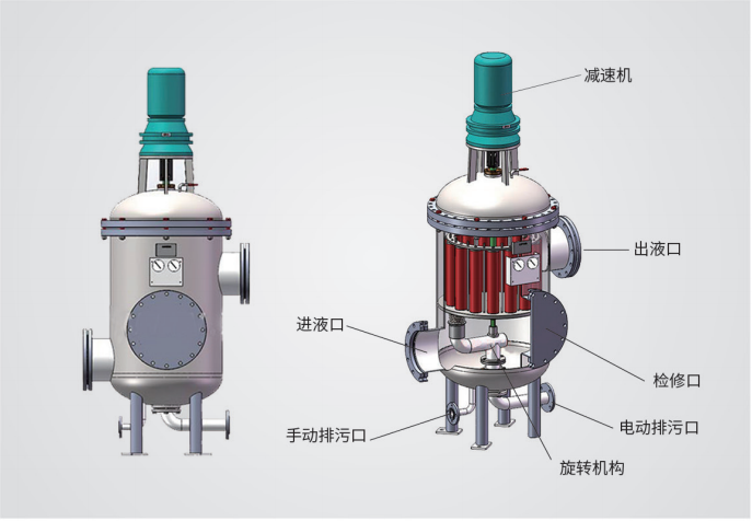 化工石化鹵水工業(yè)水循環(huán)水過濾器